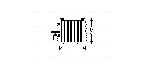 Oliekoeler motorolie Ava Cooling MS2443