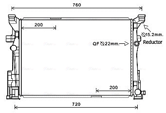 Radiateur Ava Cooling MS2652