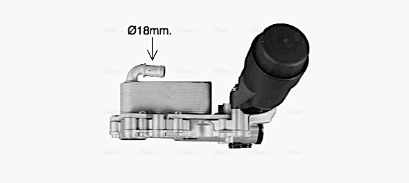 Ava Cooling Oliekoeler motorolie MS3741H