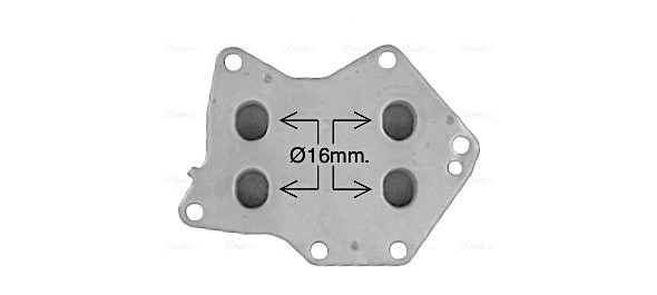 Ava Cooling Oliekoeler motorolie MS3744