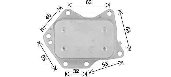 Ava Cooling Oliekoeler motorolie MS3744