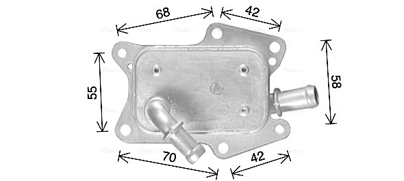 Ava Cooling Oliekoeler motorolie MS3750