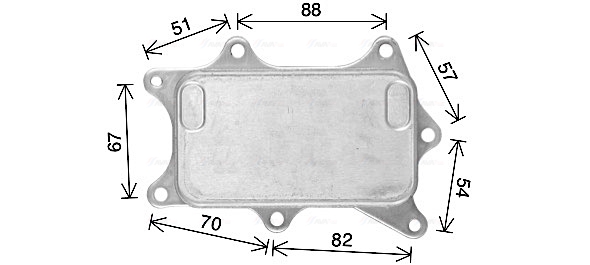 Oliekoeler motorolie Ava Cooling MS3760