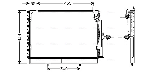 Airco condensor Ava Cooling MS5161