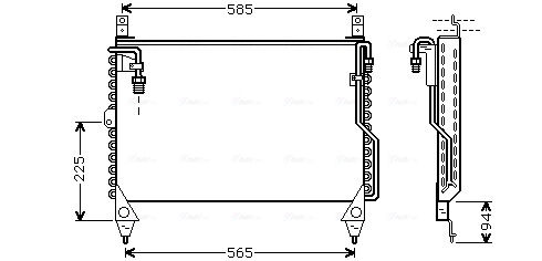 Airco condensor Ava Cooling MS5242