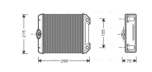 Kachelradiateur Ava Cooling MS6171