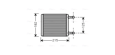 Kachelradiateur Ava Cooling MS6442