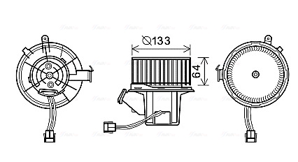 Kachelventilator Ava Cooling MS8630