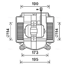 Kachelventilator Ava Cooling MS8669