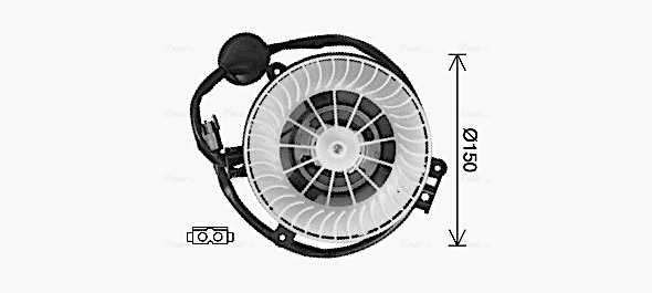 Ava Cooling Kachelventilator MS8771