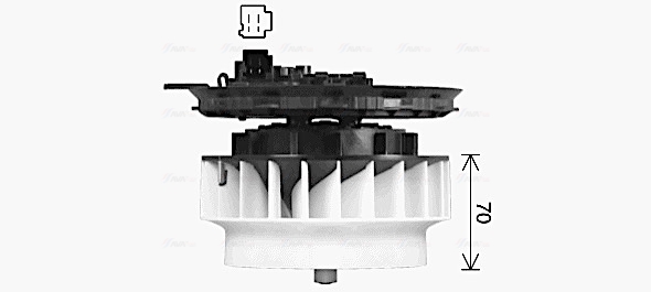 Ava Cooling Kachelventilator MS8777