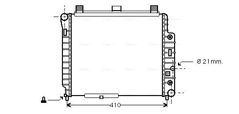 Radiateur Ava Cooling MSA2238