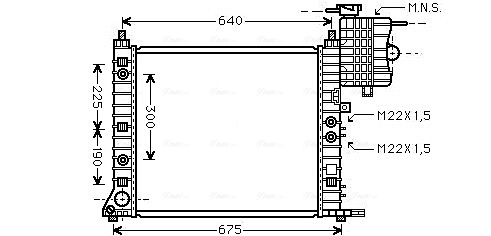 Radiateur Ava Cooling MSA2243