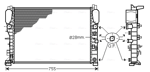 Radiateur Ava Cooling MSA2341