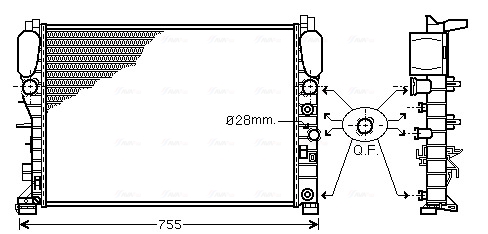 Radiateur Ava Cooling MSA2342