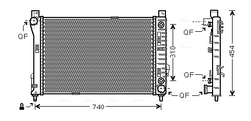 Radiateur Ava Cooling MSA2464