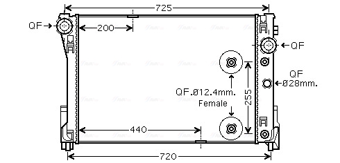 Radiateur Ava Cooling MSA2475