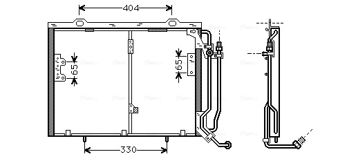 Airco condensor Ava Cooling MSA5245