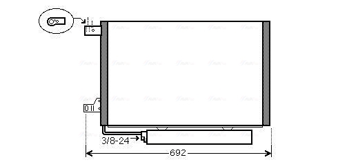 Airco condensor Ava Cooling MSA5386D