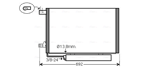 Airco condensor Ava Cooling MSA5578D