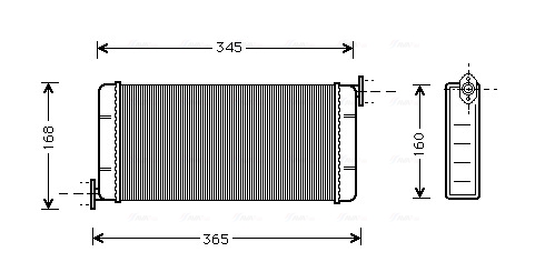 Kachelradiateur Ava Cooling MSA6109