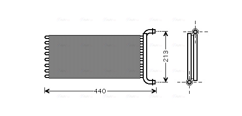 Kachelradiateur Ava Cooling MSA6399