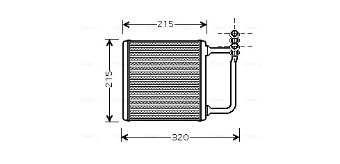 Kachelradiateur Ava Cooling MSA6451