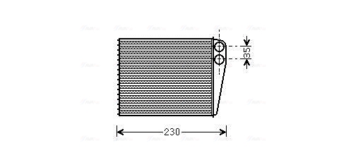 Kachelradiateur Ava Cooling MSA6465