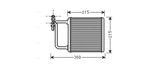 Kachelradiateur Ava Cooling MSA6470