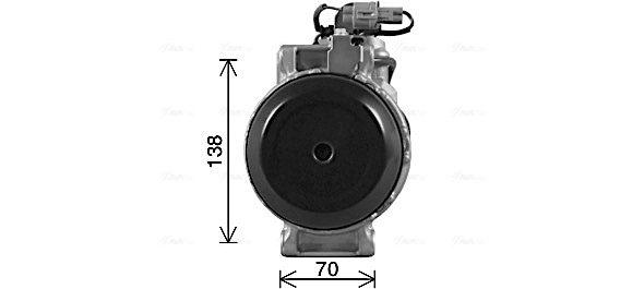 Ava Cooling Airco compressor MSAK738