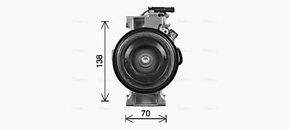 Ava Cooling Airco compressor MSAK773