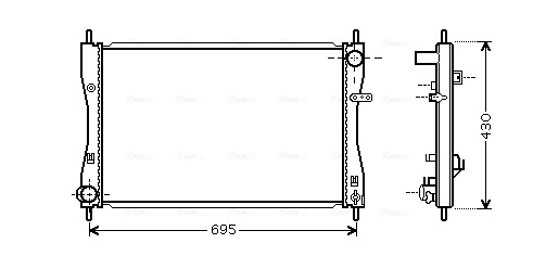 Radiateur Ava Cooling MT2174