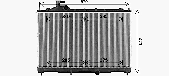 Ava Cooling Radiateur MT2293