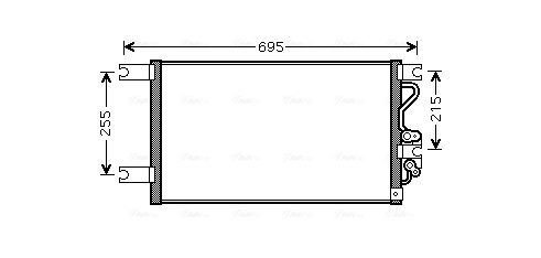 Airco condensor Ava Cooling MT5206