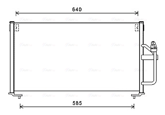 Airco condensor Ava Cooling MT5245