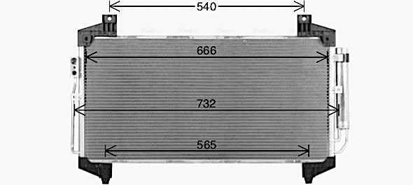 Airco condensor Ava Cooling MT5292D