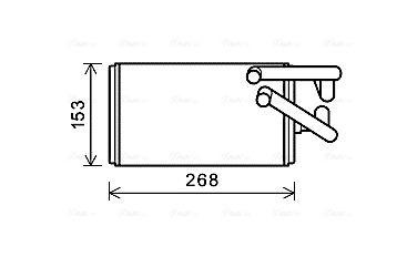 Kachelradiateur Ava Cooling MT6259