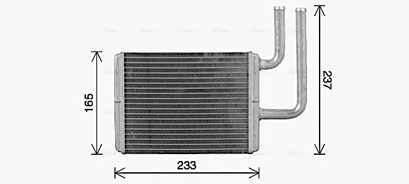 Kachelradiateur Ava Cooling MT6284