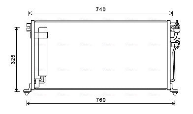 Airco condensor Ava Cooling MTA5220D