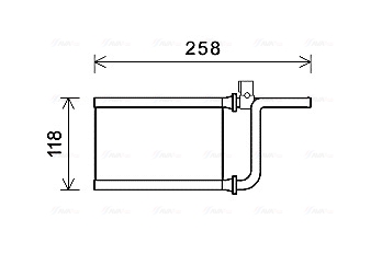 Kachelradiateur Ava Cooling MTA6254