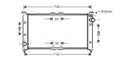 Radiateur Ava Cooling MZ2135