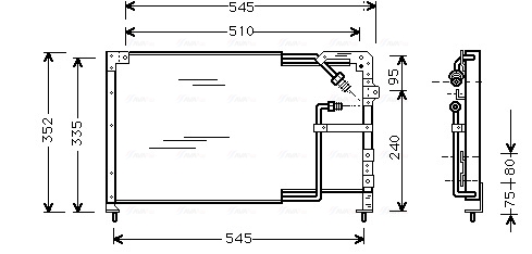 Airco condensor Ava Cooling MZ5103