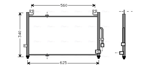 Airco condensor Ava Cooling MZ5104