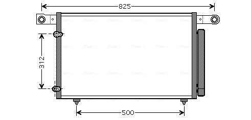 Airco condensor Ava Cooling MZ5196D