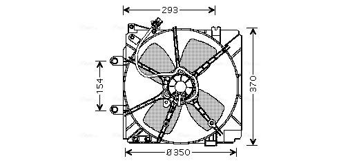 Ventilatorwiel-motorkoeling Ava Cooling MZ7511