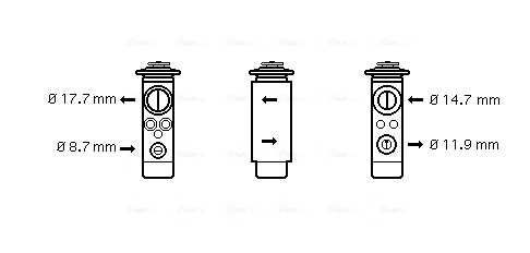 Airco expansieklep Ava Cooling OL1580