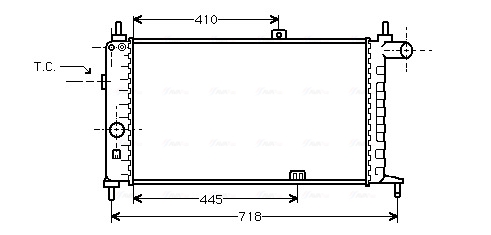 Radiateur Ava Cooling OL2066