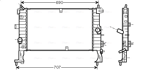 Radiateur Ava Cooling OL2346