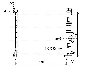 Radiateur Ava Cooling OL2562