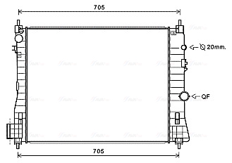 Radiateur Ava Cooling OL2665